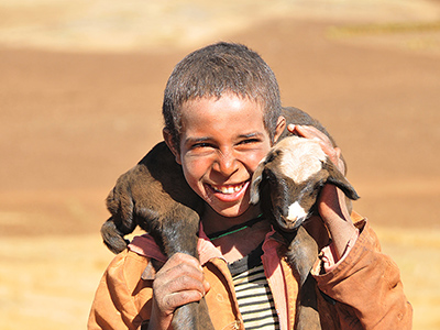 Jeune garçon des hauts plateaux - Pierre Emonet