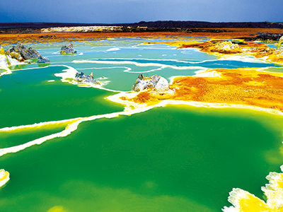 Le site multicolore du Dallol - Mohammed Torche